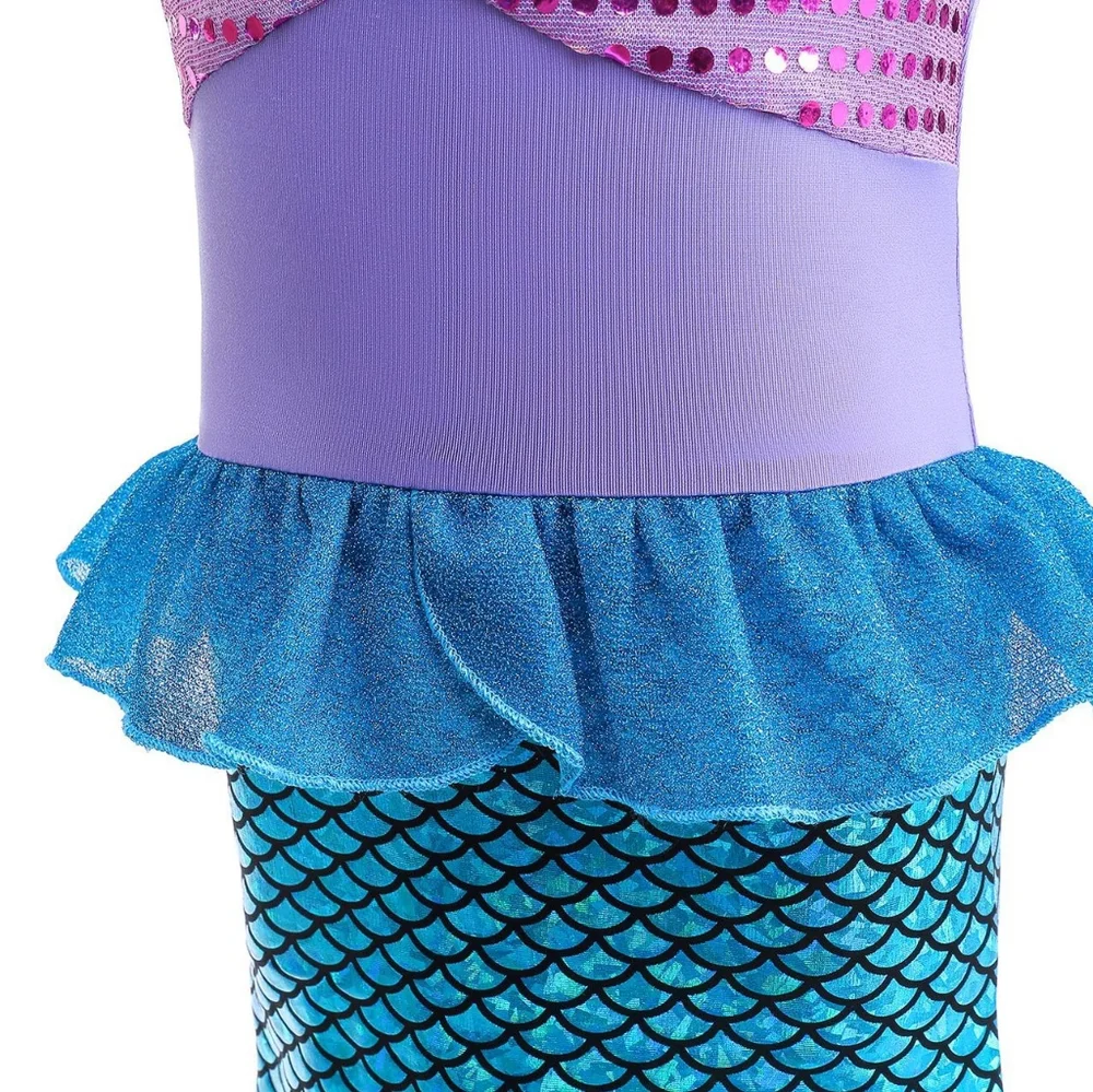 4T Mermaid Princess Dress Accessory Set Kids Halloween Costume Birthday Dress